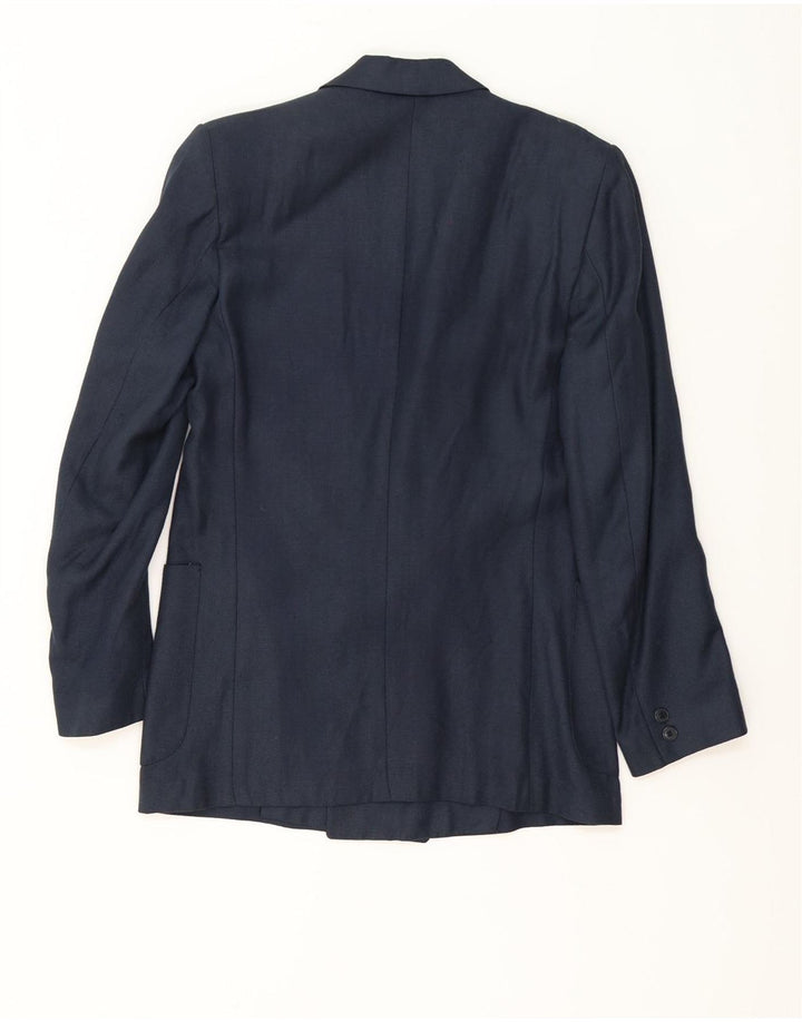 Jachetă vintage pentru bărbați cu două piepturi, Marea Britanie 38 Medium Bleumarin Clasic
