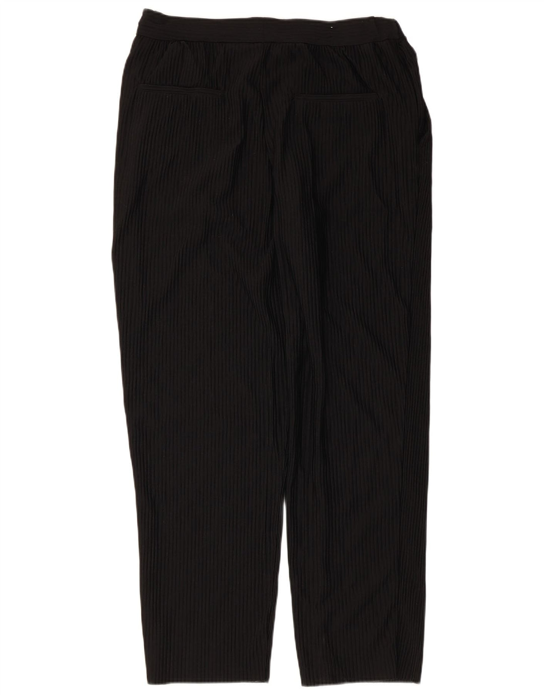 Pantaloni casual drepti pentru femei Zara Mediu L32 L30 Poliester negru