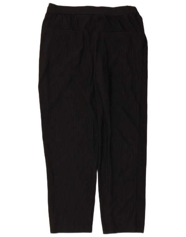 Pantaloni casual drepti pentru femei Zara Mediu L32 L30 Poliester negru
