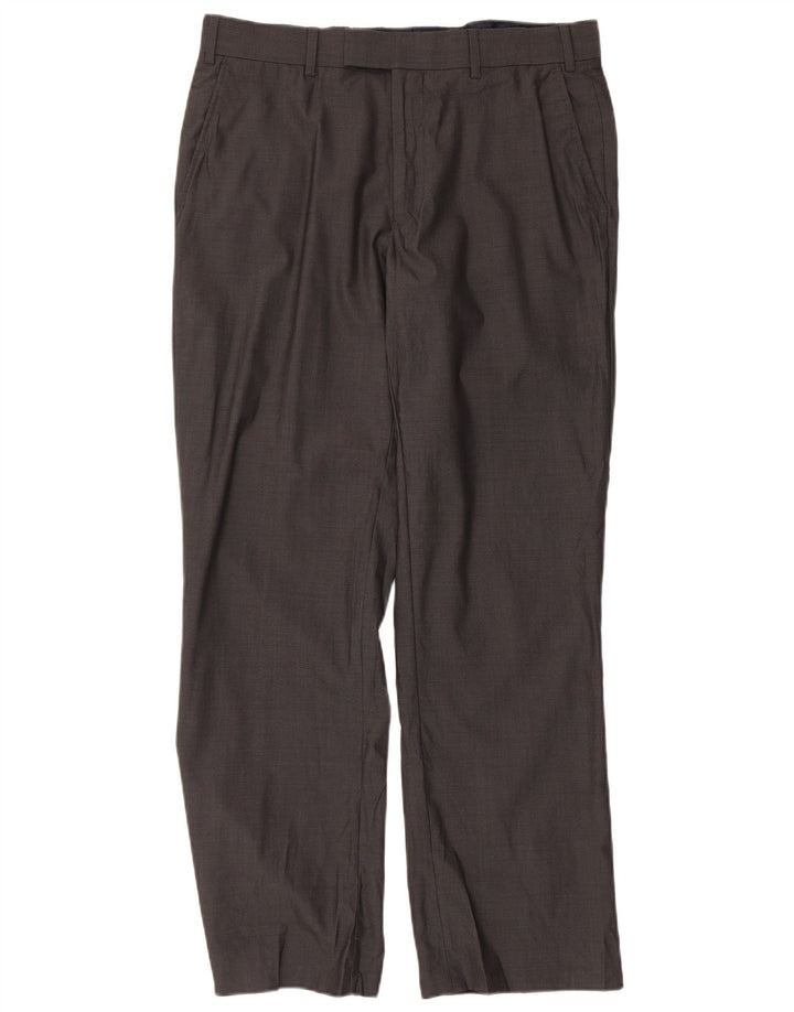 Pantaloni chino drepți Ted Baker pentru bărbați L34 L29 gri