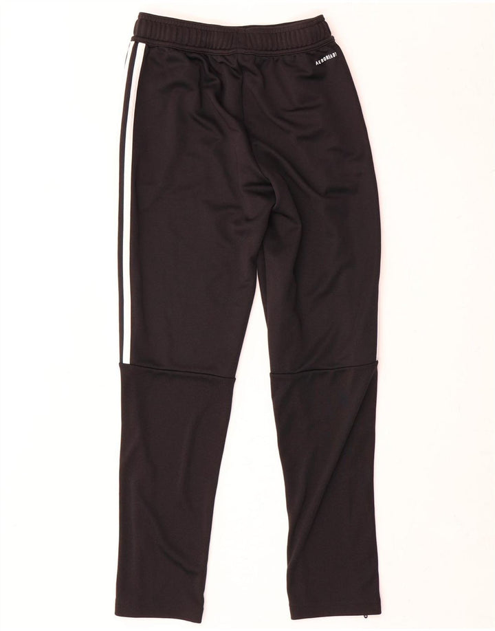 Pantaloni de trening Adidas baieti 11-12 ani poliester negru