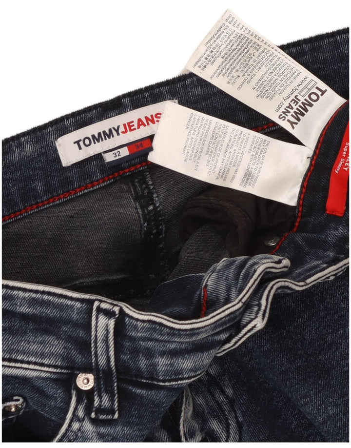 Blugi super skinny pentru femei TOMMY HILFIGER L32 L34 Bumbac albastru