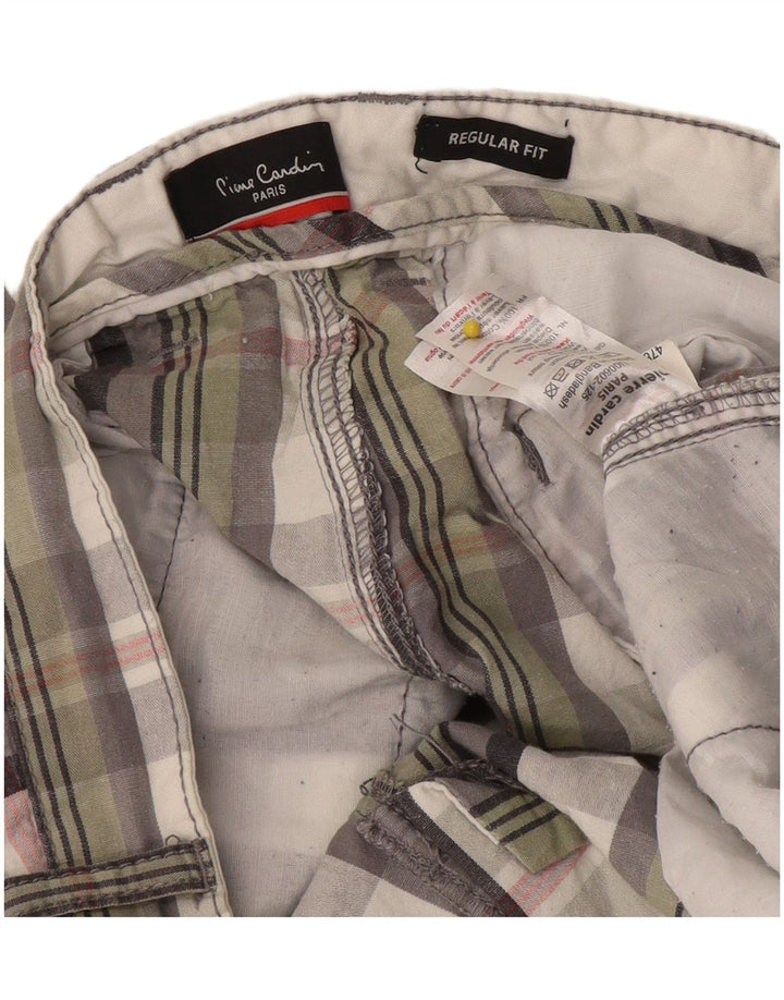 Pantaloni scurți chino pentru bărbați Pierre Cardin, cu tăiere obișnuită, W34, largi, multicolore