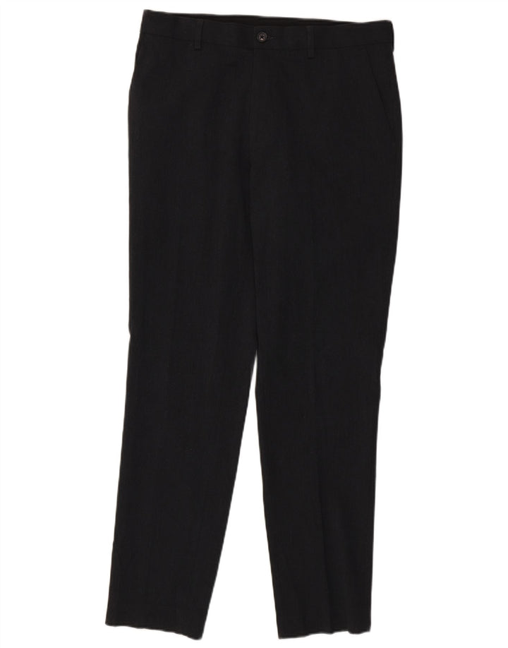 Pantaloni de costum subțiri pentru bărbați Marks & Spencer L32 L31 poliester gri