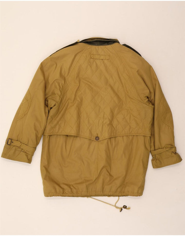 VINTAGE Womens Military Jacket EU 38 Medium Beige Vintage Vintage and Second-Hand Vintage from Messina Hembry 