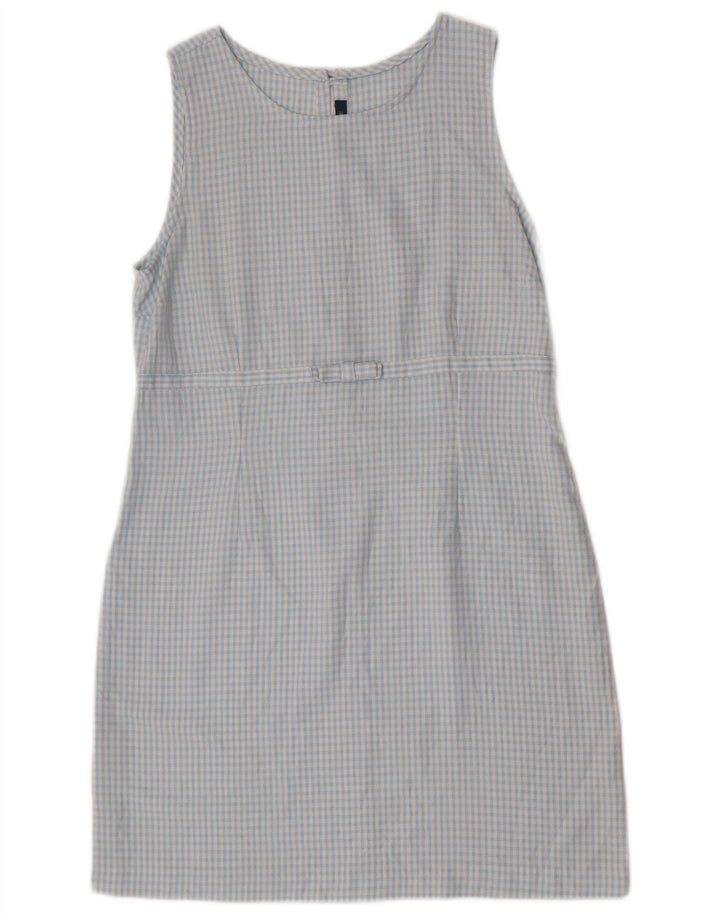 Set de 2 bucăți pentru femei Vintage cu 3 nasturi IT 46 Viscoză mare, albastră