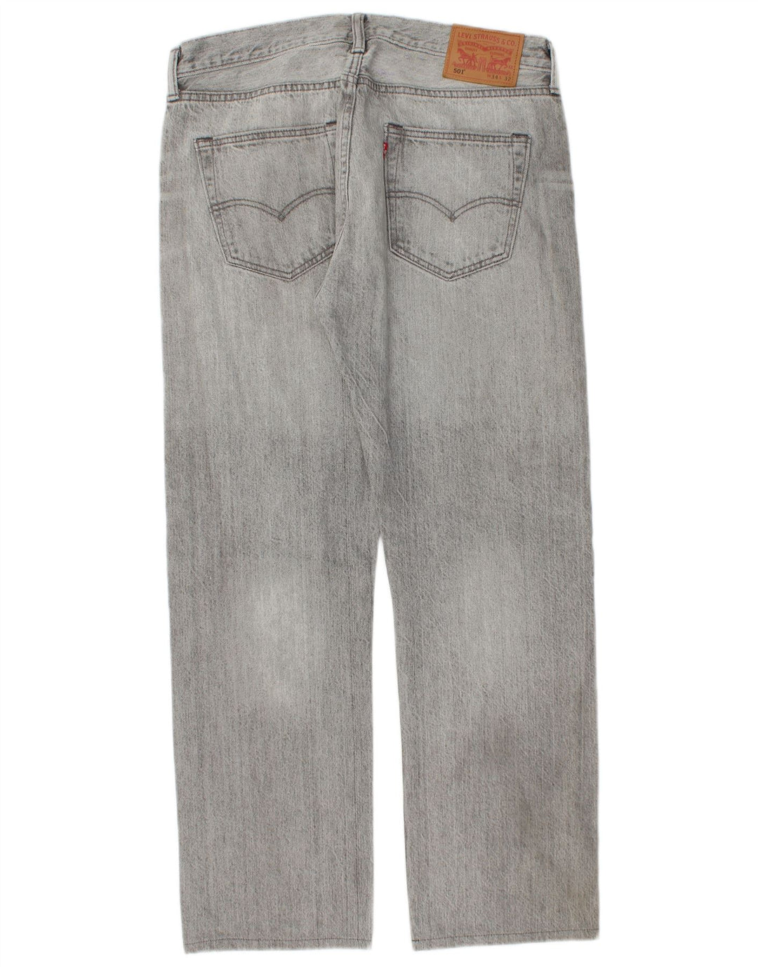 LEVI'S Blugi 501 drepti pentru bărbați W34 L30 bumbac gri