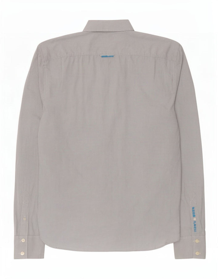 Cămașă pentru bărbați Superdry 2XL, bumbac alb Gingham