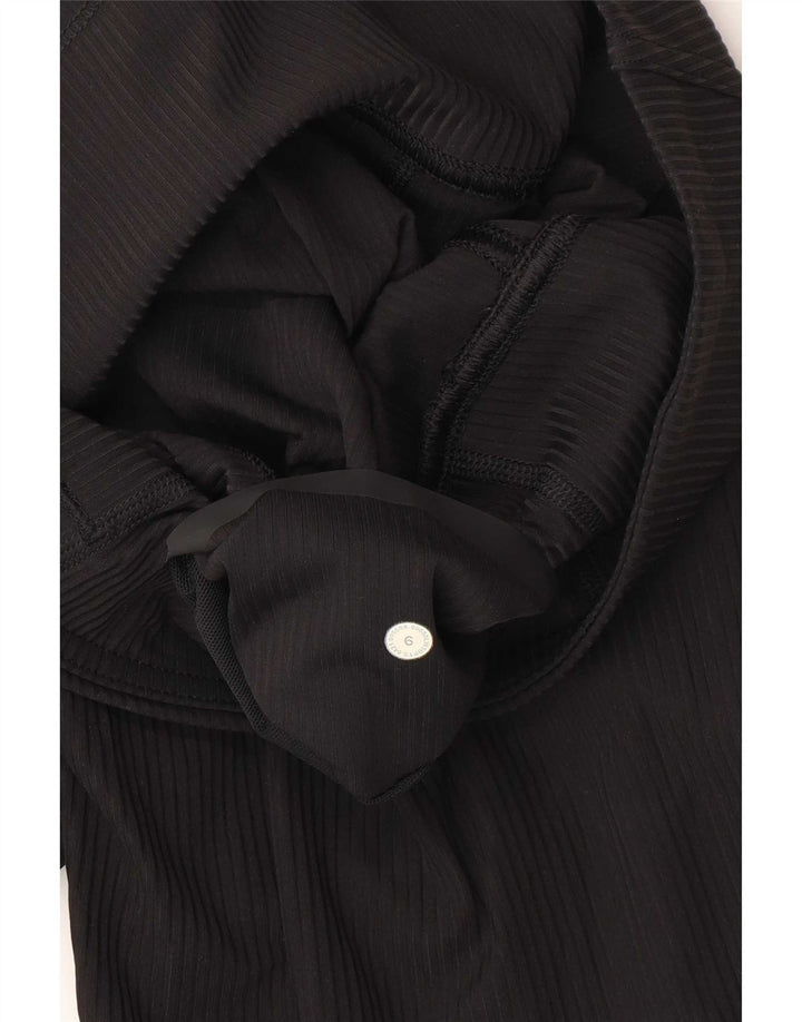 Leggings crop pentru femei Lululemon US 6 Medium Black Sintetic