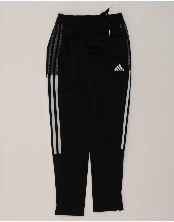 Pantaloni de trening Adidas baieti 9-10 ani poliester negru