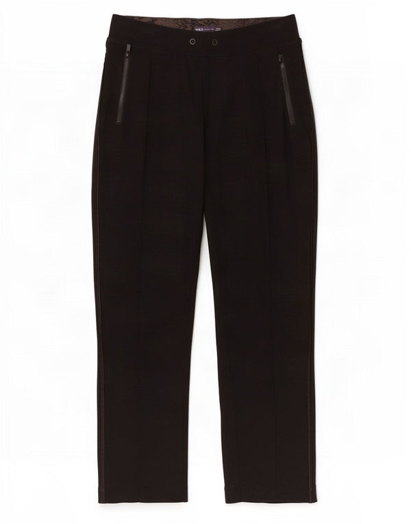 Pantaloni de trening pentru femei Marks & Spencer UK 12 Medium Black Animal Print