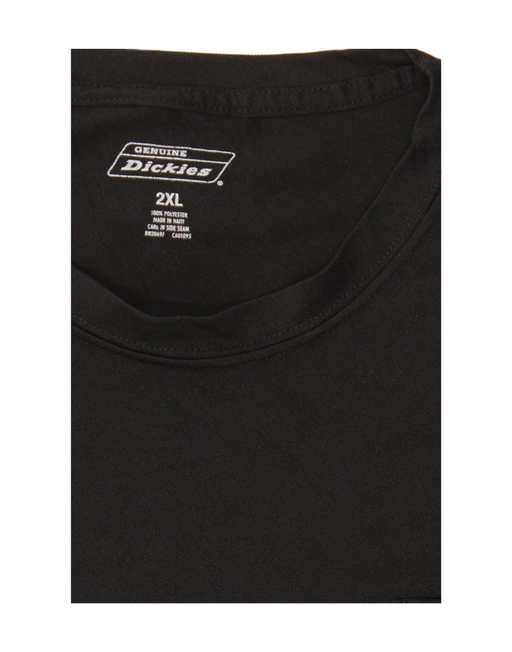Tricou pentru bărbați Dickies Top 2XL poliester negru