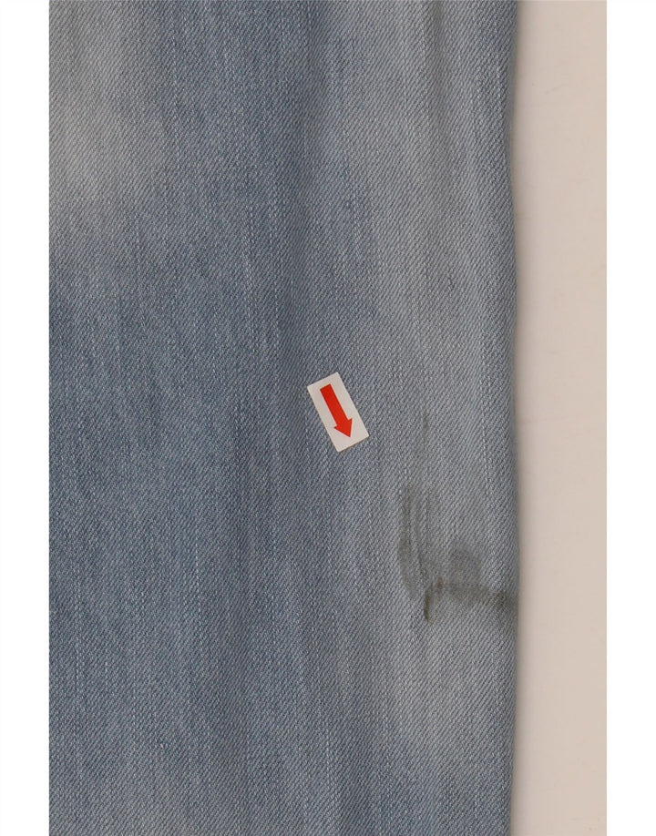 Jack & Jones Blugi subțiri Tim Distressed pentru bărbați W34 L31 albastru