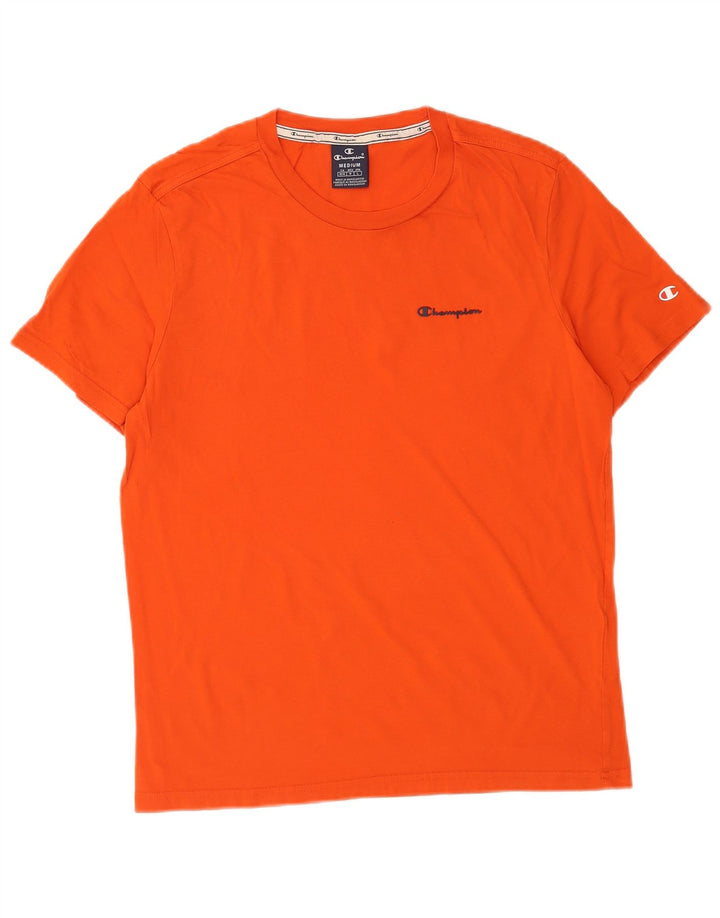 Tricou pentru bărbați Champion Top din bumbac portocaliu mediu