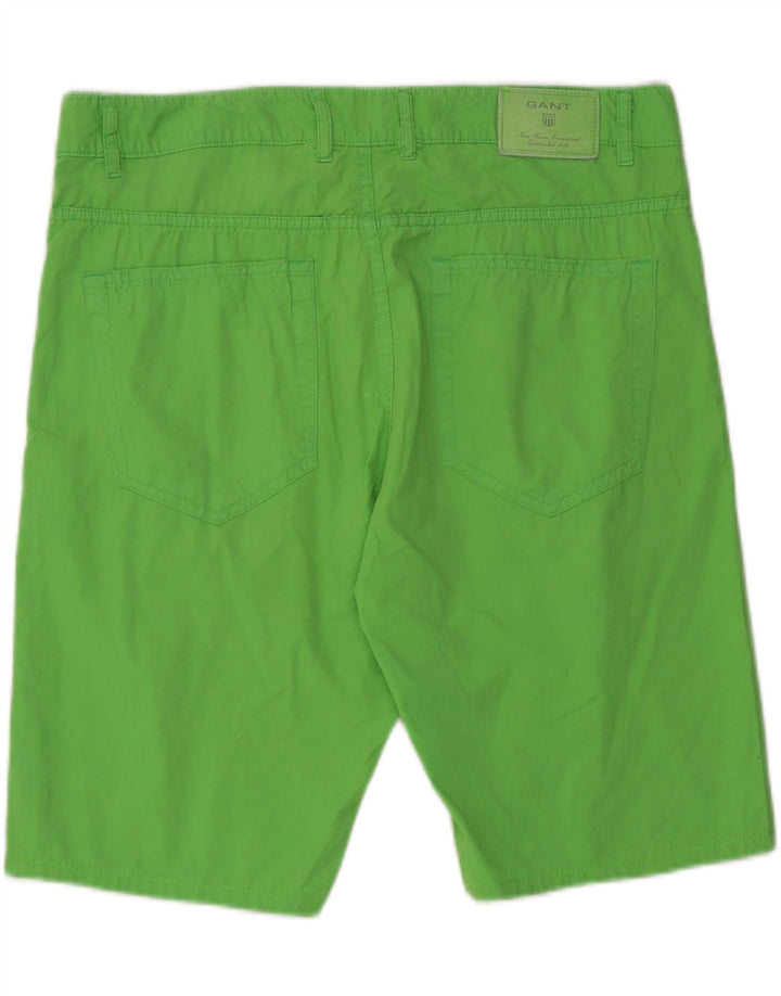 Pantaloni scurți casual GANT Tyler pentru bărbați, cu tăiere obișnuită, W36, bumbac verde mare