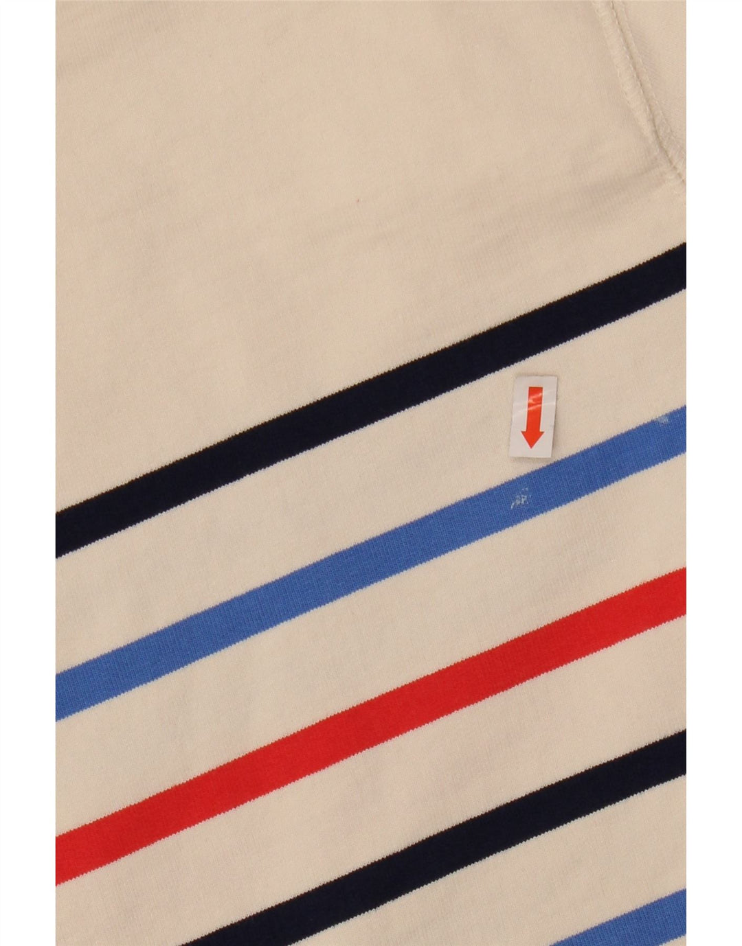 Joules Pulover supradimensionat pentru femei UK 8 Bumbac cu dungi albe mici