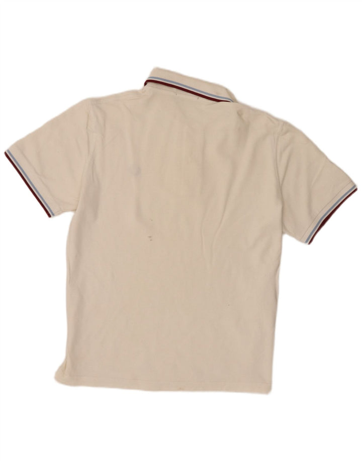 Cămașă polo Fred Perry pentru bărbați, mare, alb, bumbac