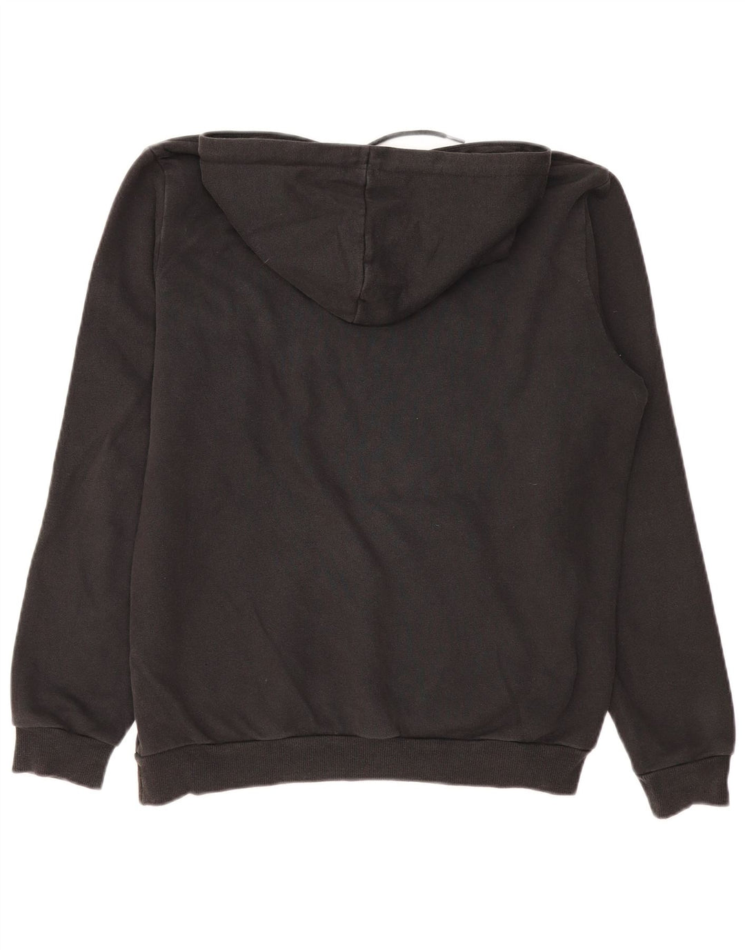 Pulover PUMA pentru femei cu capota cu grafică UK 14, bumbac mediu negru