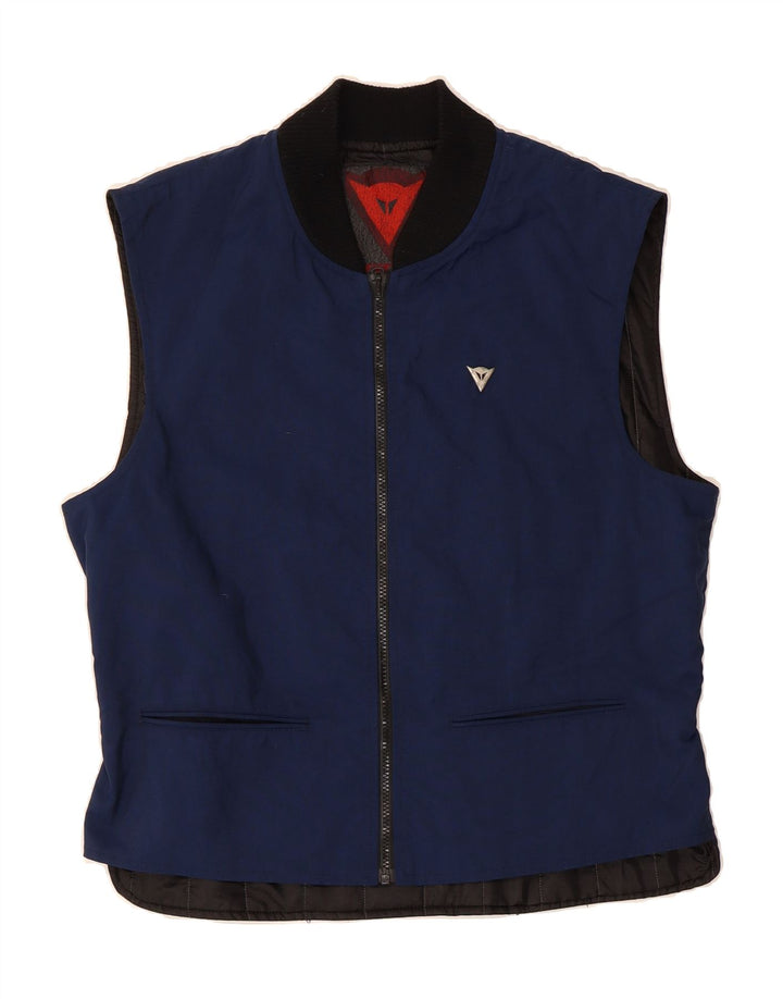 DAINESE Mens Gilet IT 50 Large Blue Nylon Vintage Dainese and Second-Hand Dainese from Messina Hembry 