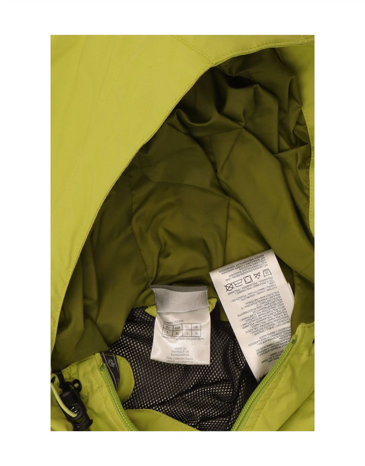 JACK WOLFSKIN Jachetă de ploaie cu glugă pentru femei UK 16 Poliamidă verde mare