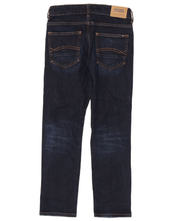 Blugi drepti pentru băieți Tommy Hilfiger 9-10 ani W26 L25 bleumarin bumbac