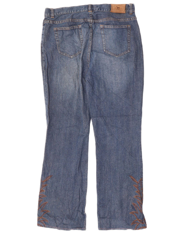 Blugi Bootcut pentru femei Ralph Lauren US 10 Large W34 L29 Blue Bumbac