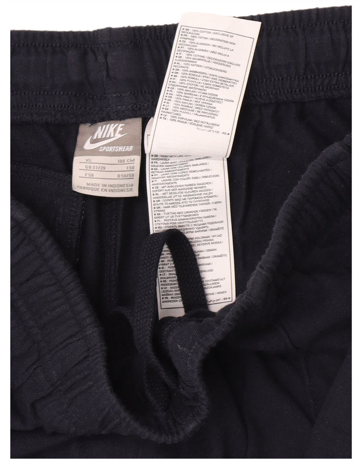 Pantaloni scurți sport Nike pentru bărbați XL, bumbac bleumarin
