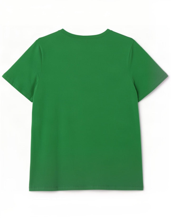 Bluză pentru femei Zara UK 16 mare din bumbac verde
