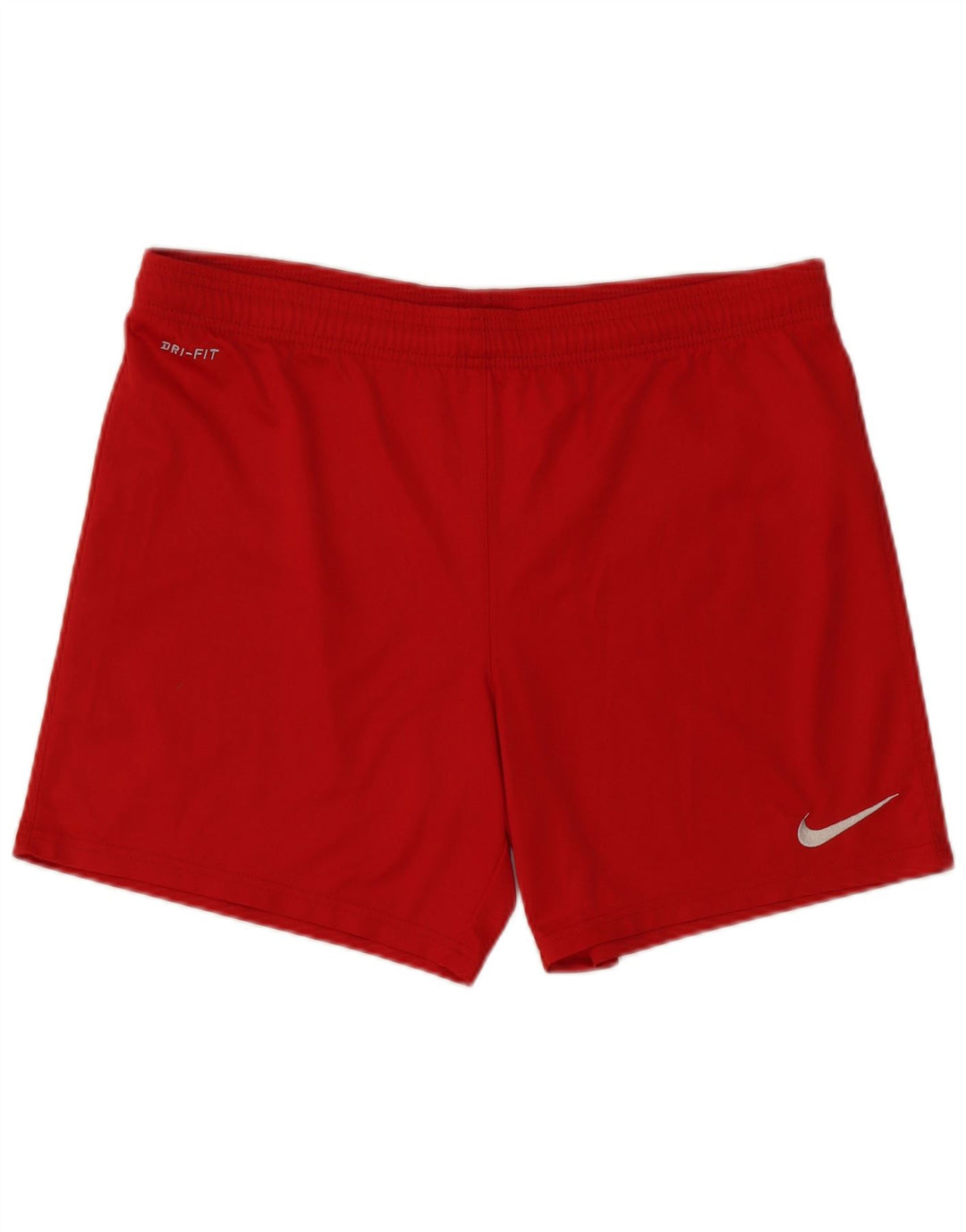 Pantaloni scurți sport Nike Dri Fit pentru bărbați, poliester roșu mediu