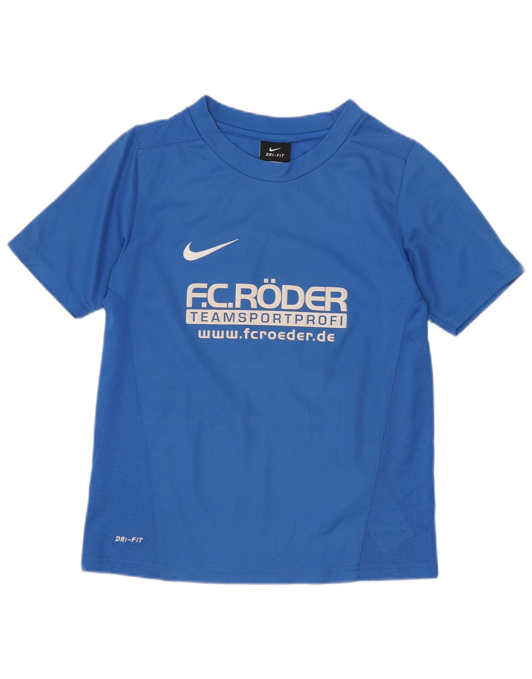 Tricou grafic NIKE Dri Fit pentru băieți Top 6-7 ani XS poliester albastru