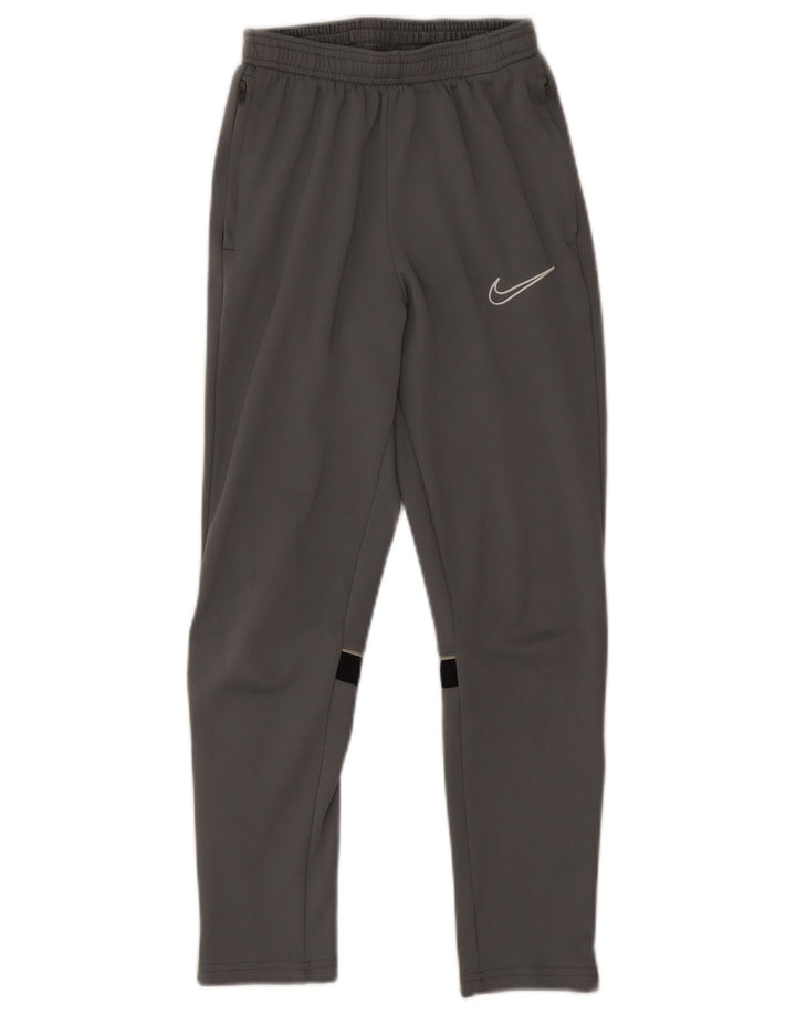 Pantaloni de trening Nike Dri Fit pentru băieți 10-11 ani, gri mediu, color block