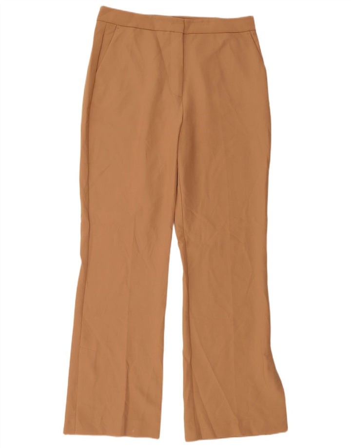 Pantaloni chino evazați pentru femei Zara L30 L31 Maro Poliester