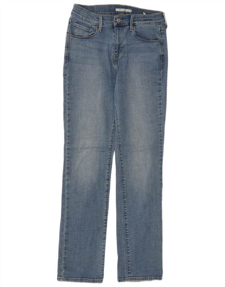 Blugi drepti pentru femei Levi's 505 US 6 Medium W28 L32 Blue Bumbac