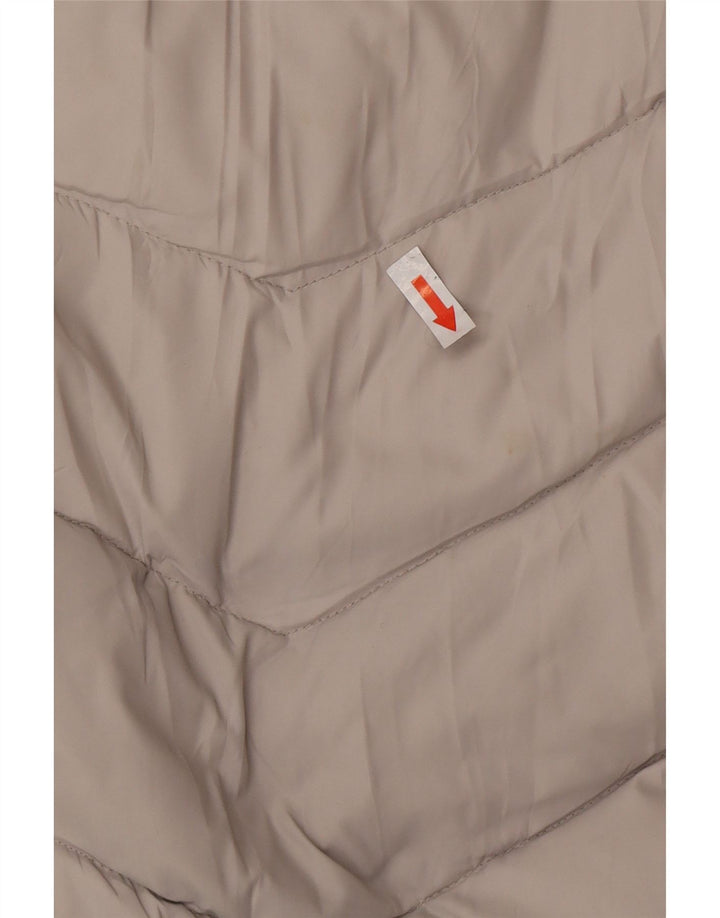 Jachetă Woolrich pentru fete, cu glugă, 11-12 ani, bej