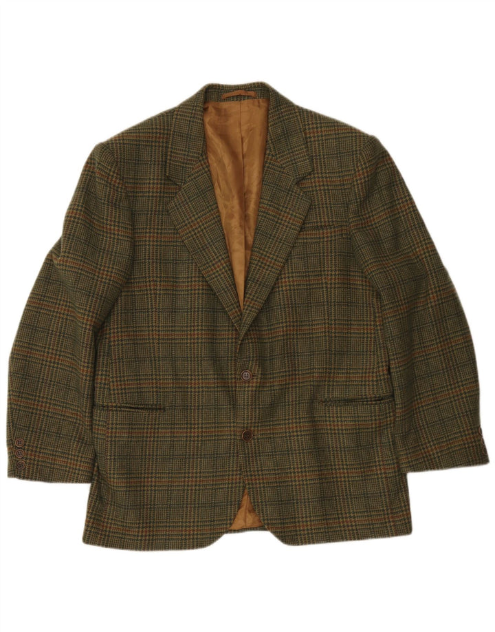 Sacou blazer pentru bărbați Incom cu 2 nasturi UK 38 Medium Khaki Houndstooth