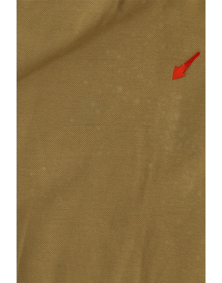 SERGIO TACCHINI Mens Polo Shirt Medium Khaki Vintage Sergio Tacchini and Second-Hand Sergio Tacchini from Messina Hembry 