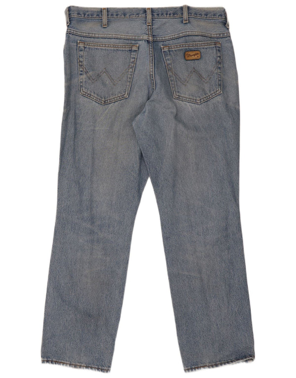 Blugi drepti pentru bărbați Wrangler W36 L30 albastru