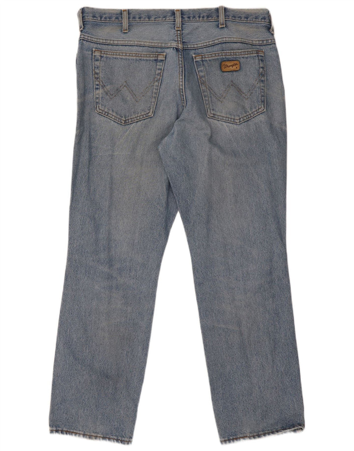 Blugi drepti pentru bărbați Wrangler W36 L30 albastru