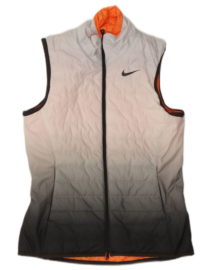 Gilet reversibil pentru femei Nike UK 10 Poliester portocaliu mic