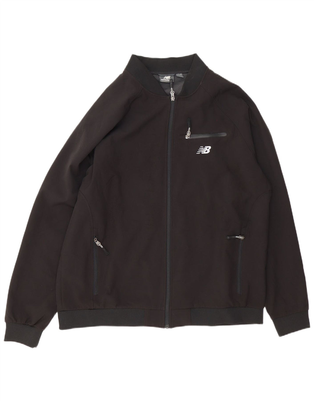 Jachetă de trening pentru bărbați New Balance, XL, poliester negru
