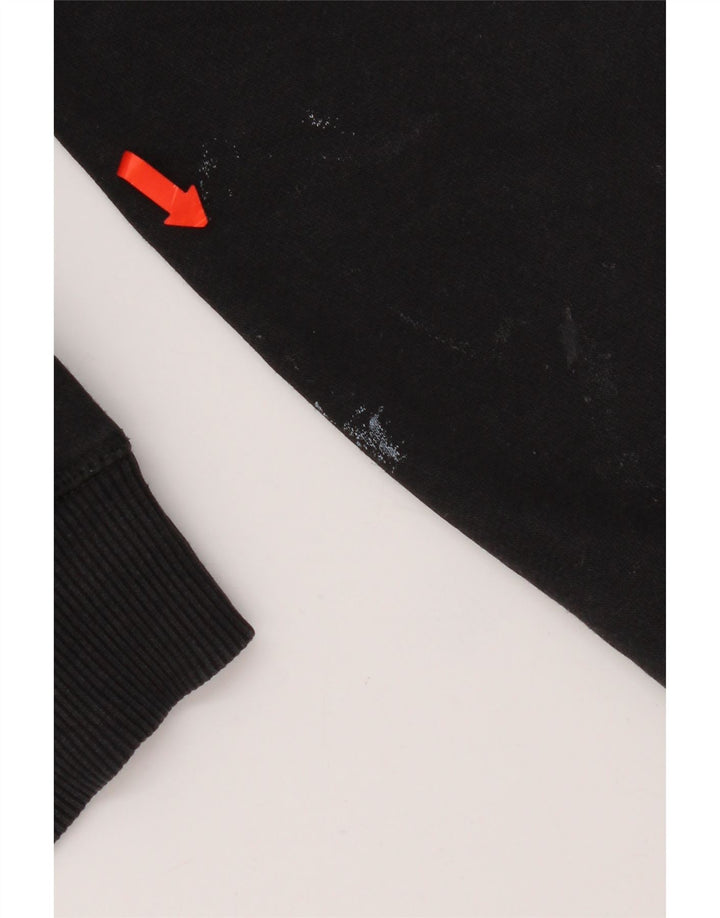 Hanorac grafic pentru bărbați Adidas Jumper mare, negru, bumbac