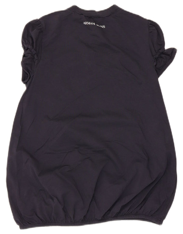 Bluză cu grafică Armani pentru femei EU 34 2XS Bumbac bleumarin