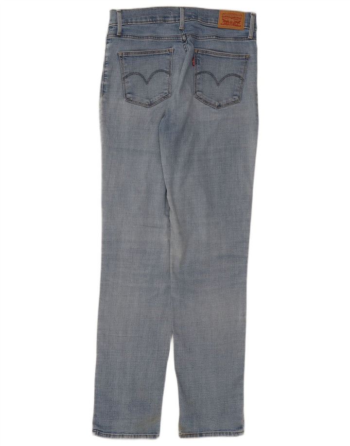 Blugi Levi's pentru femei Slimming Slim W28 L32 Blue Bumbac