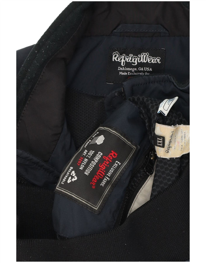 Jachetă Bomber pentru bărbați Refrigiwear UK 44 2XL Nailon bleumarin