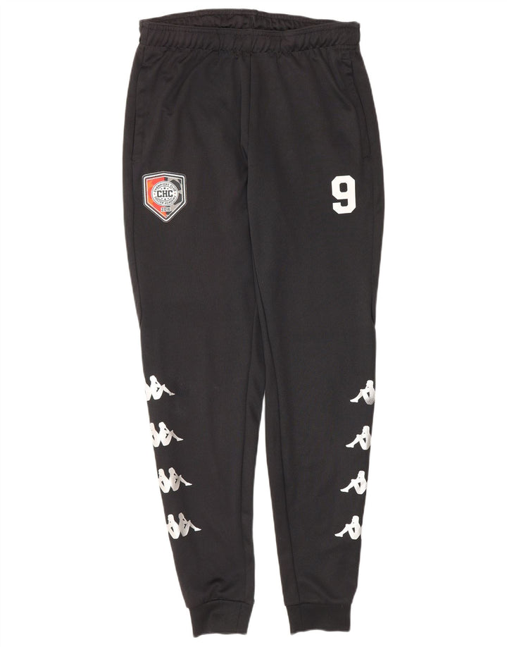 Pantaloni de trening cu grafică pentru bărbați Kappa Pantaloni de jogging Mic Negru
