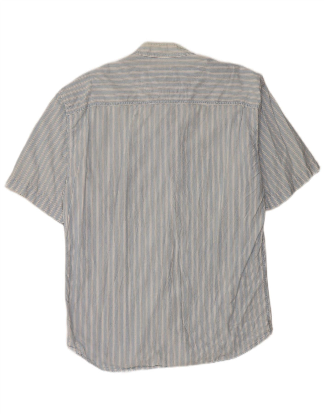 Cămașă cu mânecă scurtă Levi's pentru bărbați, bumbac cu dungi albastre mari