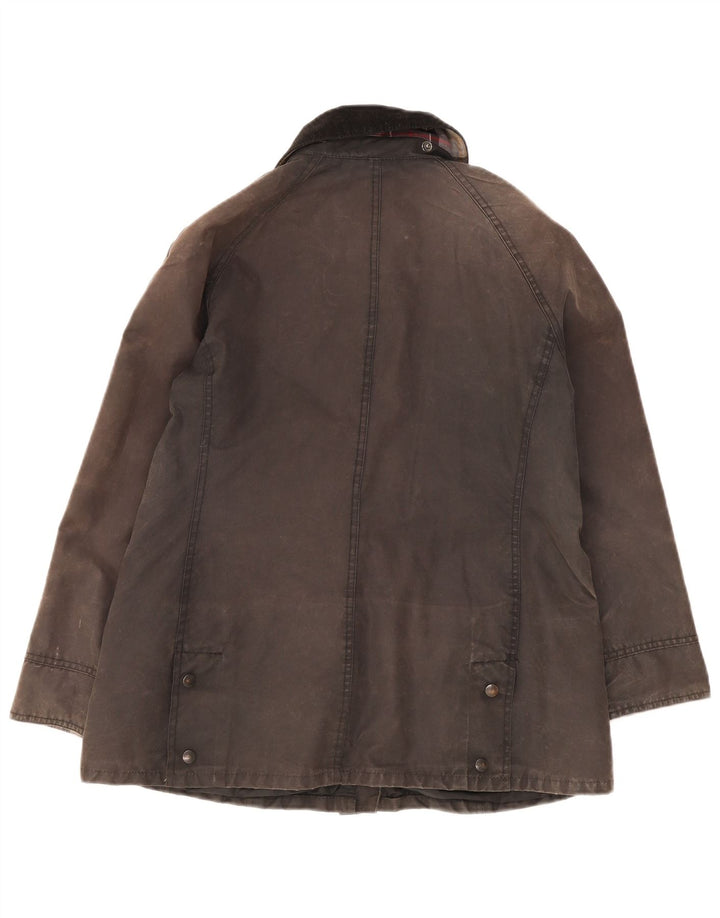Jachetă pentru femei Barbour din bumbac cerat UK 14 mare, gri