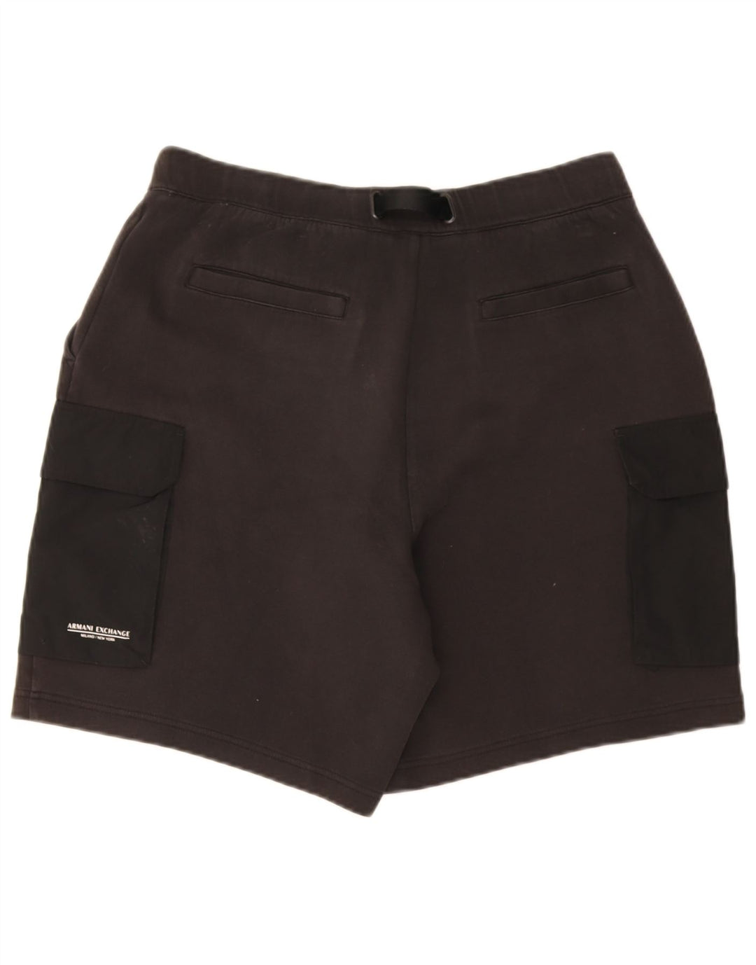 Pantaloni scurți cargo pentru bărbați Armani Exchange, mari W34, bumbac negru
