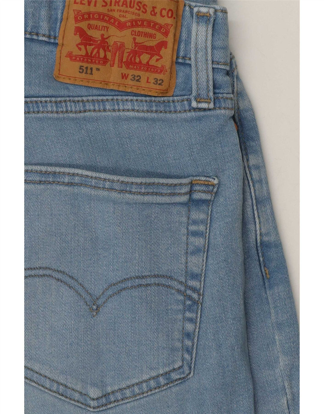 Blugi Levi's 511 Slim pentru bărbați W32 L32 Bumbac albastru