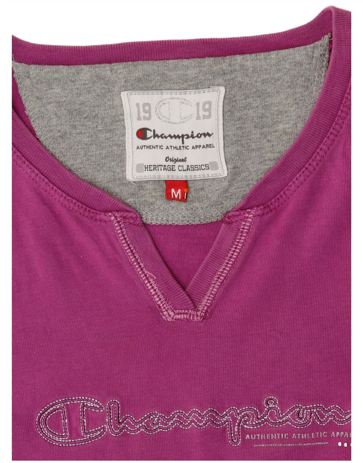 Tricou grafic CHAMPION pentru femei Top UK 12 Medium Pink
